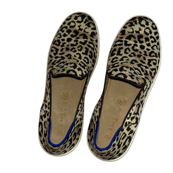 rothys leopard low sneaker as new shoe 9.5 9 1/2 - Picture 3 of 10